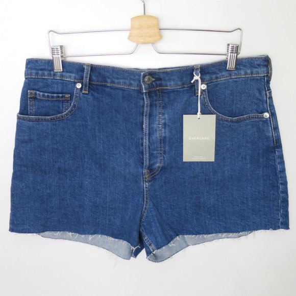 Everlane Cheeky Denim Shorts Size 33 - Picture 4 of 10